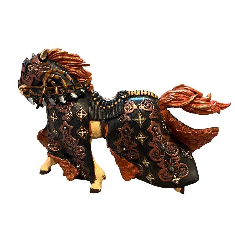 Papo Dark Beetle Warrior Knight Horse figure 1248